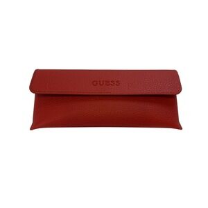 Guess Red Eyeglasses Sunglasses Case Protective‎ Hard Shell